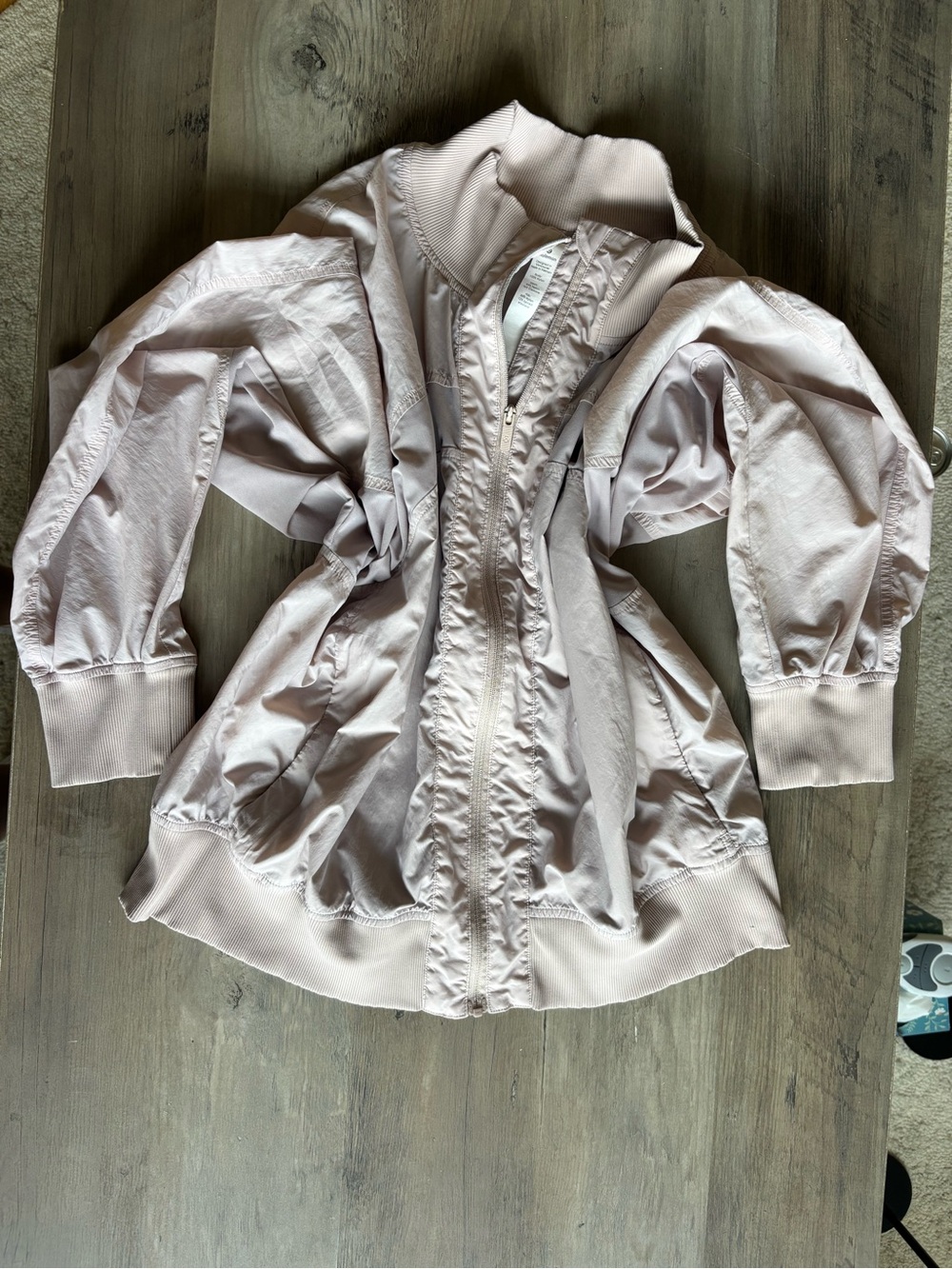 Light Blush Lululemon Windbreaker